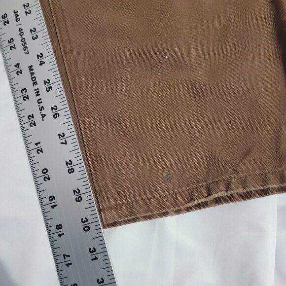 Sorel Carpenter Relaxed Work Pants Men's Utility Canvas Size 34x32 Distressed - Picture 12 of 15